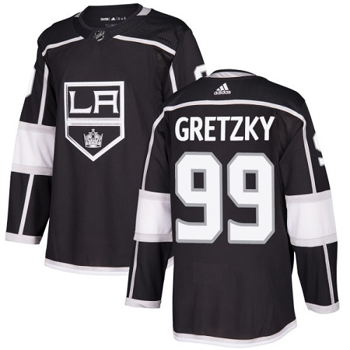 Adidas Kings #99 Wayne Gretzky Black Home Authentic Stitched NHL Jersey